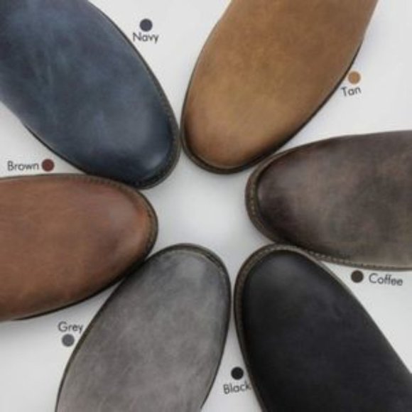 Men's Casual Chelsea Ankle Boots Grey - Picture 6 of 8